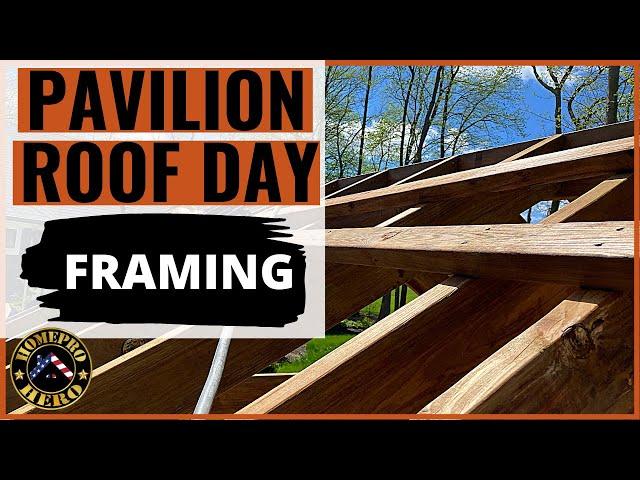 Building a Pavilion Roof | Framing in Cedar Tone | Always DIY