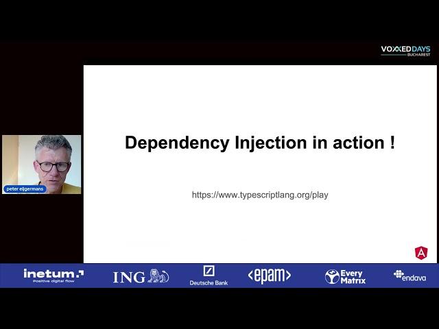 [VDBUH22] Peter Eijgermans - Angular Dependency Injection – Understanding hierarchical injectors