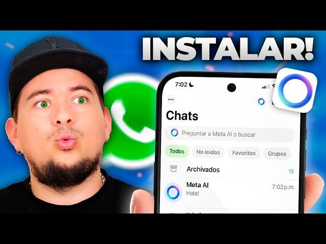 Como INSTALAR el Nuevo WhatsApp META IA 2024