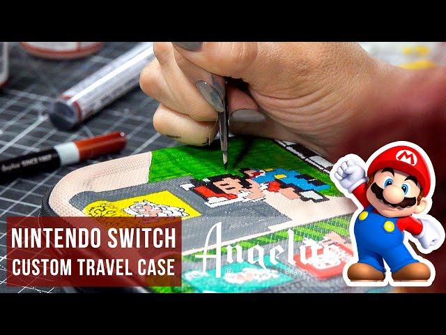 DIY: Super Mario Custom Nintendo Switch Travel Case | Angelus Paint