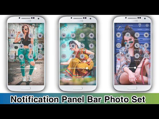 How to add photo in notification bar || Notification bar maie photo photo kaise lagaye