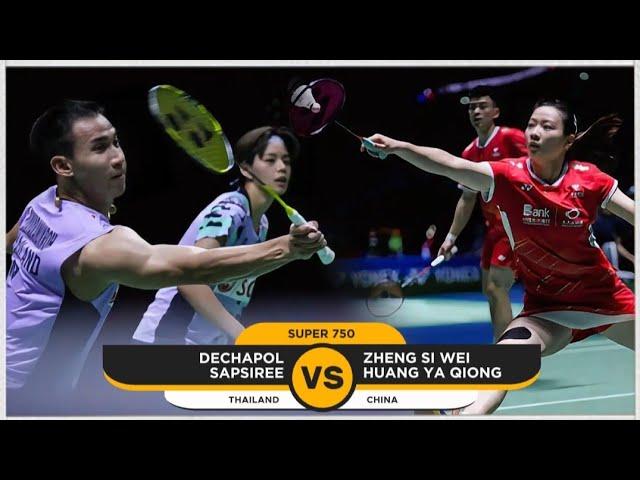 Dechapol Puavaranukroh/Sapsiree Taerattanachai vs Zheng/Huang | French Open 2024 Badminton