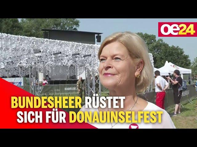 Bundesheer rüstet sich für Donauinselfest