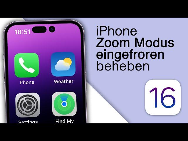 iPhone Zoom/Vergrößerung ausschalten! So geht's!