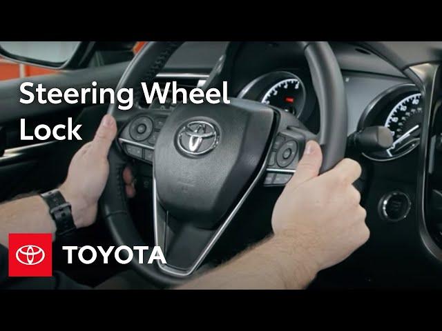 Toyota How-To: Steering Wheel  Lock | Toyota