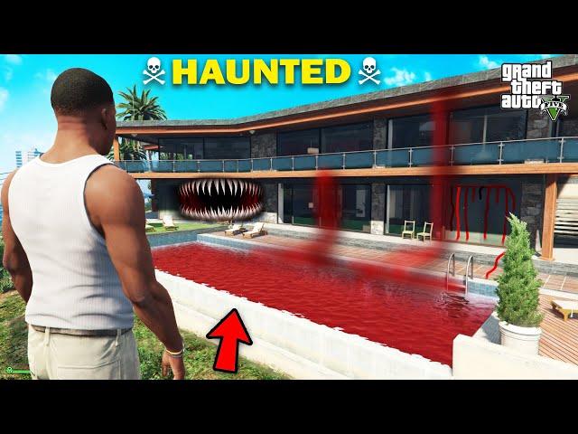 GTA 5 : Franklin Find His House Change Into Evil Haunted House GTA 5 !