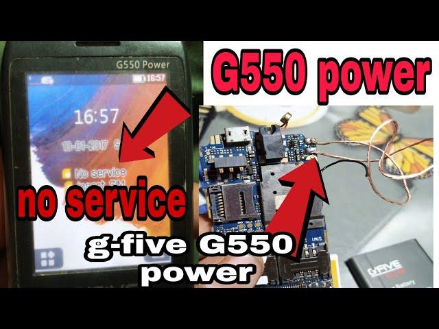 G five G550 power mobile phone no service problem solution)Free Repair)$