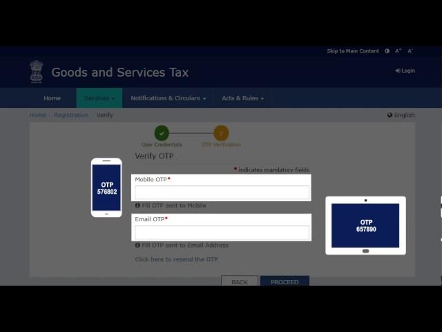 GST System Overview, GST Login at www.gst.gov.in