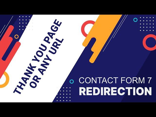 Contact form 7 Redirection | Redirect To Thank You Page or any URL after Submission | 1 Minute Setup