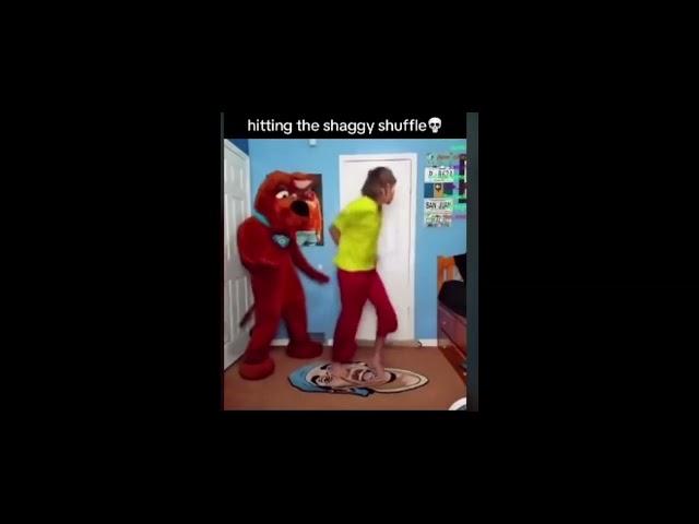 Bro did the shaggy shuffle