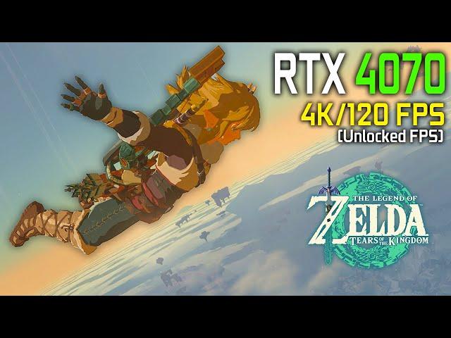 RTX 4070 Zelda Tears Of The Kingdom PC - Yuzu EA - Unlocked Framerate - 4K