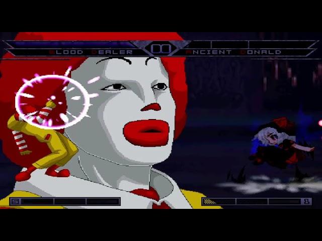 KOF MUGEN Blood Dealer 9p VS Ancient Donald 8p