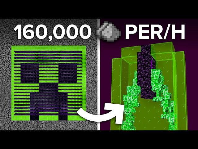 We Built an Insanely Fast Creeper Farm in Minecraft