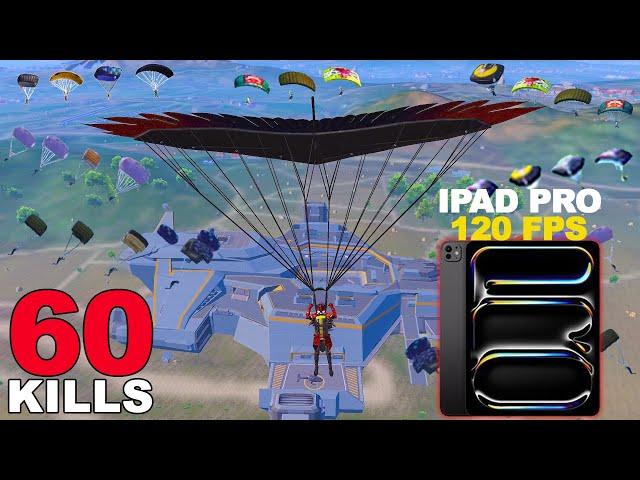 Fınally!! FIRST TIME PLYING IPAD PRO 120FPS I SOLO vs SQUAD PUBG Mobile GAMEPLAY