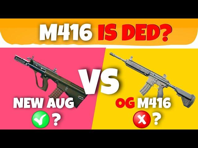 NEW AUG Vs M416 2.8 Update In PUBG MOBILE/BGMI  (GUIDE/TUTORIAL) [ENGLISH SUB]