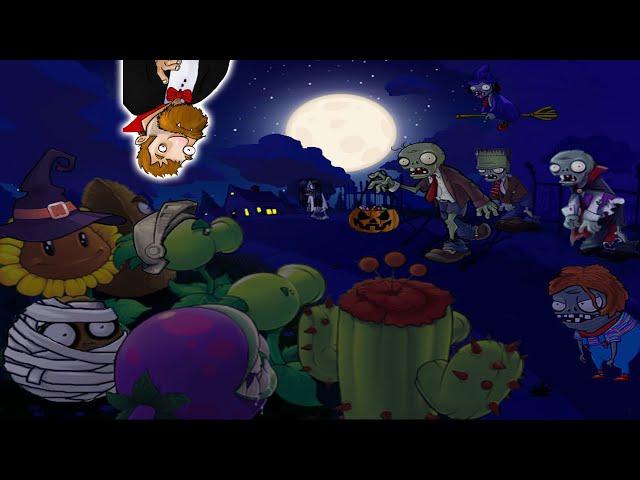 Plants Vs Zombies Halloween Edition (Remake) Mod Gameplay