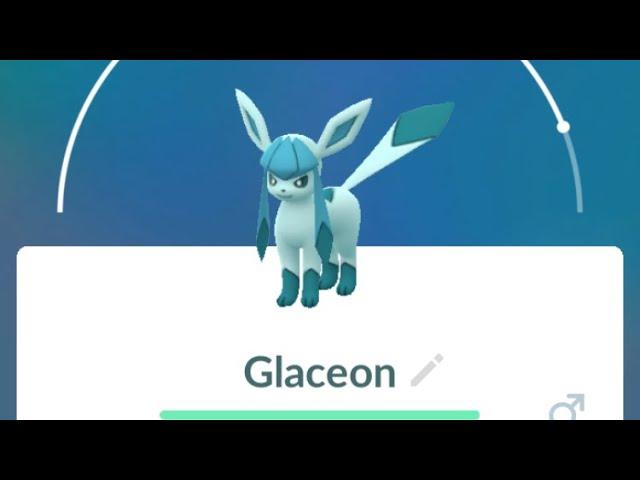How to Evolve Eevee Into Glaceon in Pokemon Go EASY Name Trick Evolution Rea