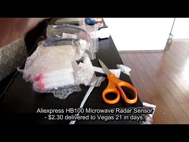 Aliexpress HB100 Microwave Radar Sensor Unboxing