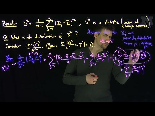 The Sample Variance and its Chi Squared Distribution