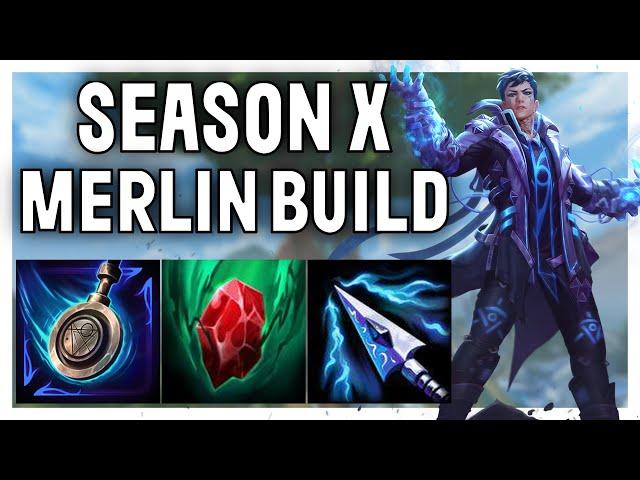 THIS IS HOW TO BUILD MERLIN IN SEASON 10 - Merlin Mid Ranked Conquest