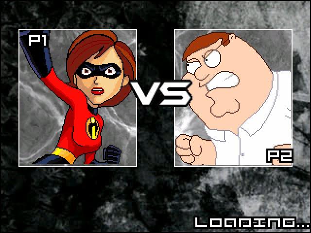 Mugen - Elastigirl (me) vs. Peter Griffin