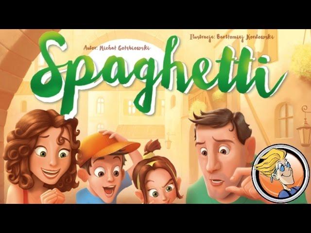 Spaghetti — game overview at SPIEL 2016 by designer Michał Gołębiowski