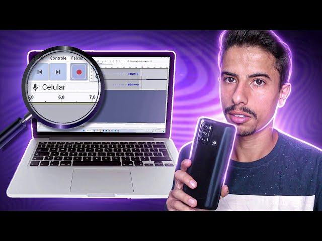 Como USAR O CELULAR COMO MICROFONE do PC!