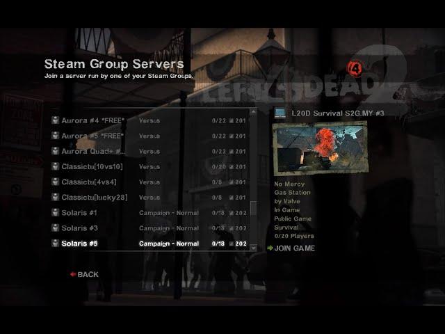 Left 4 Dead 2 Custom Survival Servers Part 6