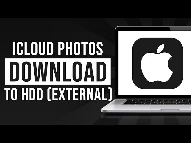 How to Download iCloud Photos to External Hard Drive (2023)