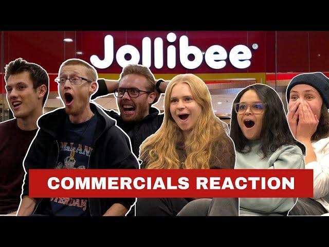 Canadians React to Jollibee Commercials!