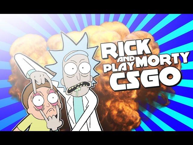 Rick and Morty Play Csgo