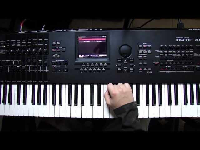 Tutorial YAMAHA MOTIF XF e XS - Voices e Performs (Português)