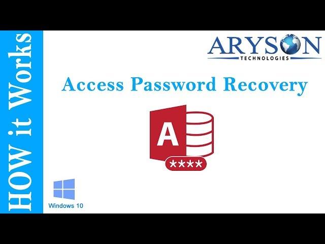 Best MS Access Password Recovery or ACCDB - MDB Password Recovery Online