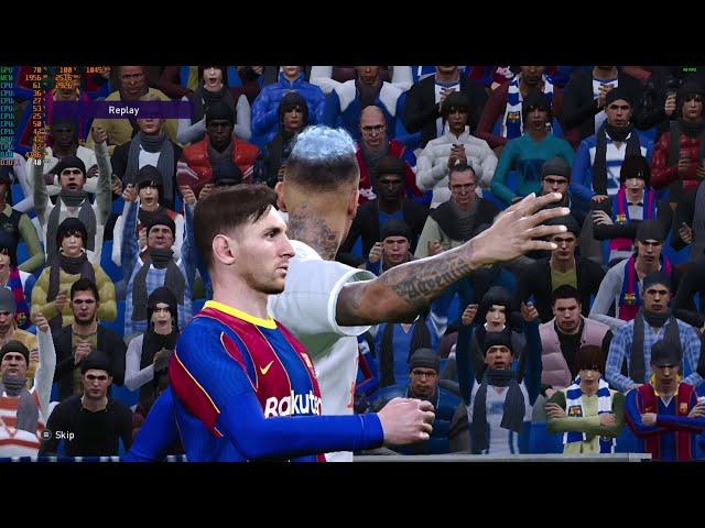 eFootball PES 2021 - With The GT 730 at 1080p + The Intel I7 860