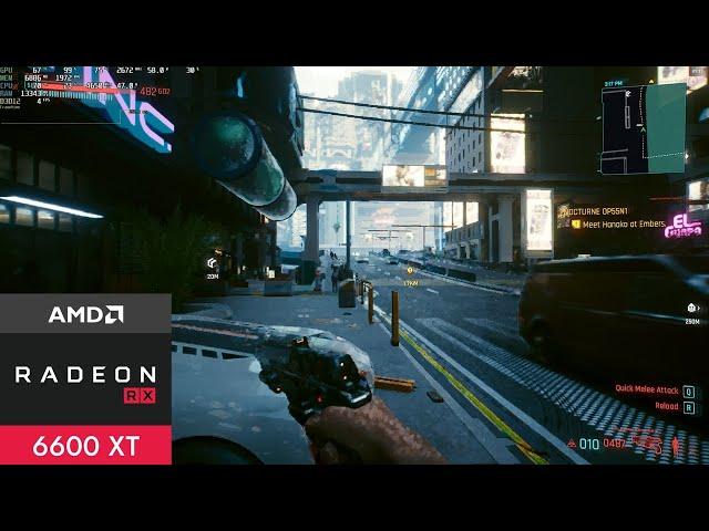 Cyberpunk 2077 overdrive on RX 6600 XT?