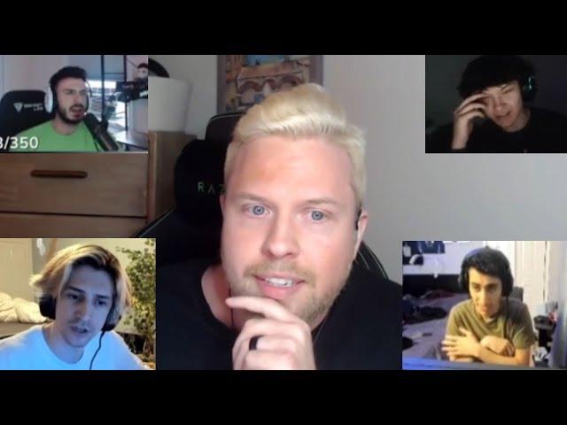 XQC, Subroza, Nadeshot and Sinatraa Reactions To JasonR and Tarik Drama