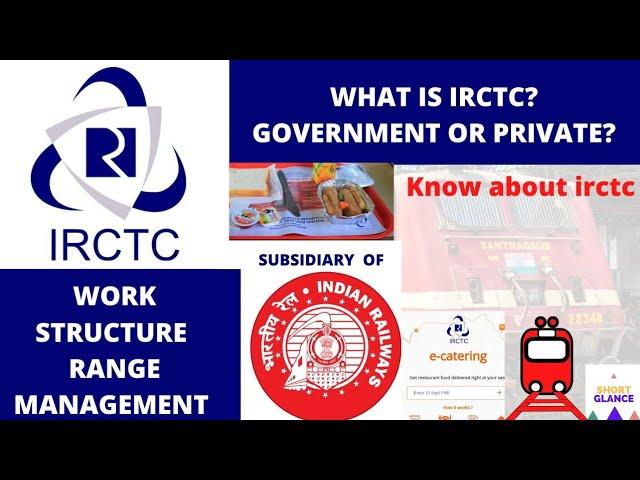 Indian Railway Catering and Tourism Corporation (IRCTC) || information about irctc