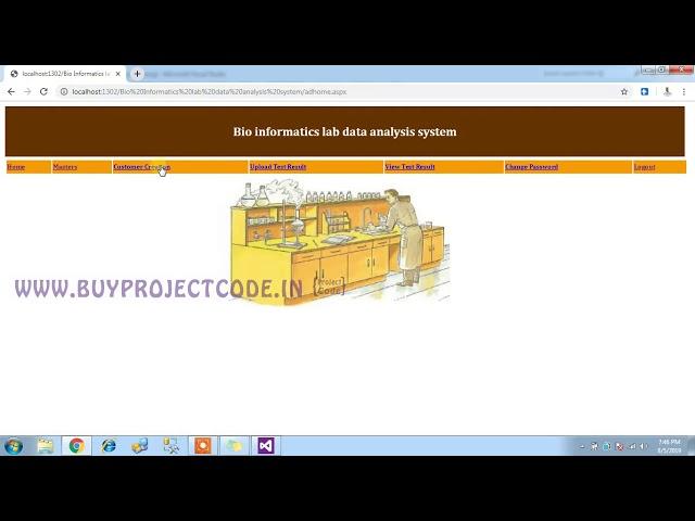 Bio Infomatics Lab data analysis System