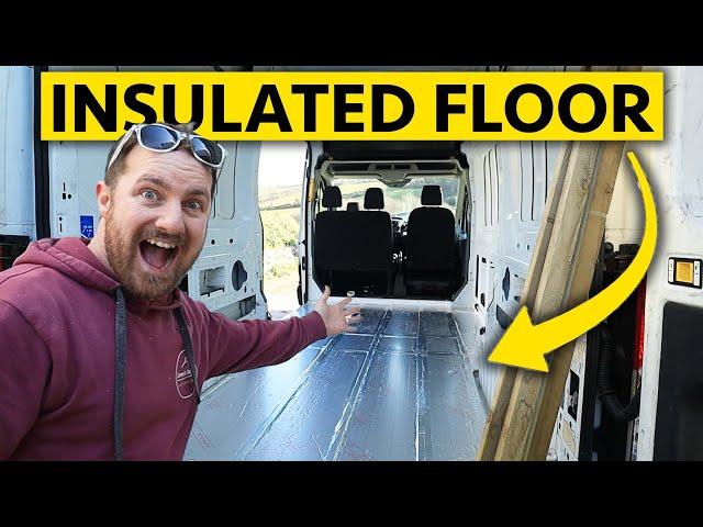 CAMPER VAN CONVERSION FITTING THE INSULATED SUB FLOOR