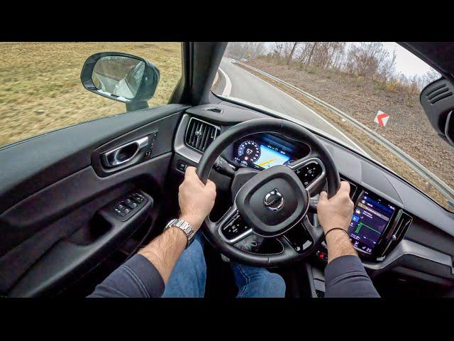 2022 Volvo XC60 [2.0D B4 197HP] |0-100| POV Test Drive #1456 Joe Black