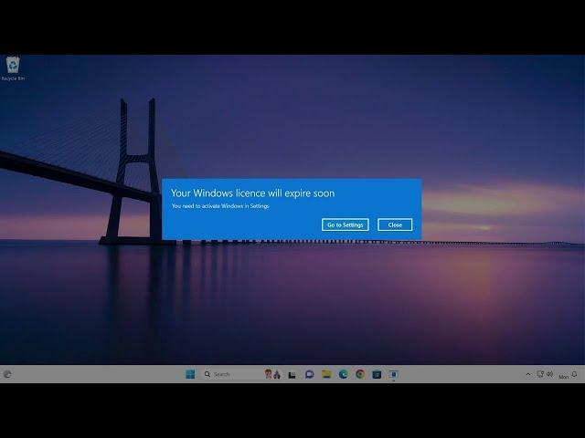 How to Stop "Your Windows license will expire soon" Pop-Up in Windows 10 / 11 - % Fixed 