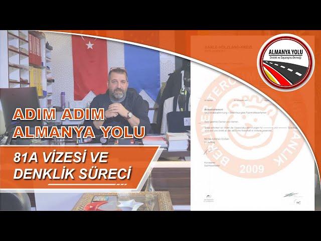 ADIM ADIM ALMANYA YOLU | 81A VİZESİ VE DENKLİK SÜRECİ #DENKLİK