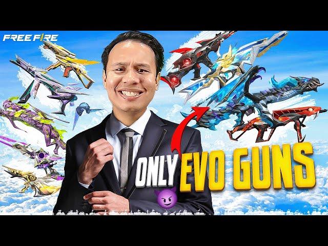 All Evo Guns in 1 Game Challenge  Tonde Gamer - Free Fire Max