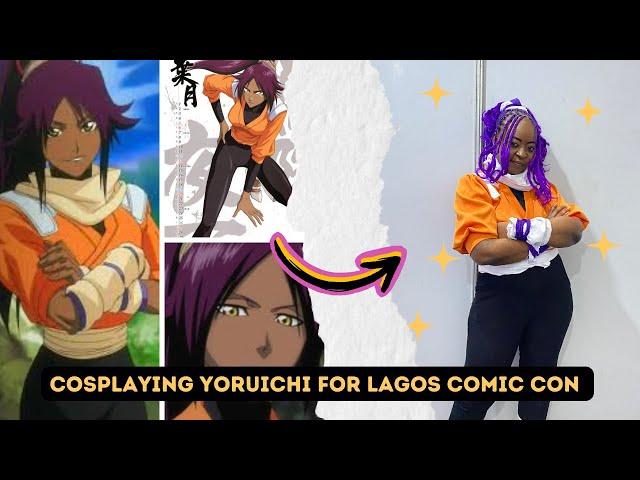 Cosplaying Yoruichi (Bleach) at Lagos Comic Con 2024 ‍️