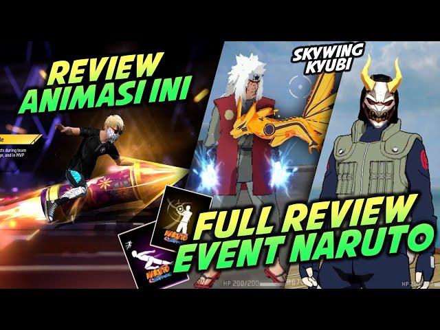 KEREN SEMUA CUY  AKHIRNYA AKU BISA REVIEW SEMUA ITEM YANG BAKAL RILIS DI EVENT NARUTO X FREE FIRE