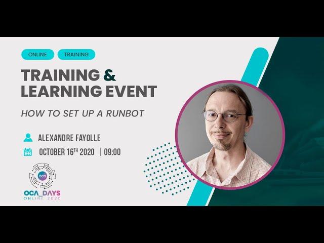 OCA Days 2020 - Alexandre Fayolle: How to set up a runbot