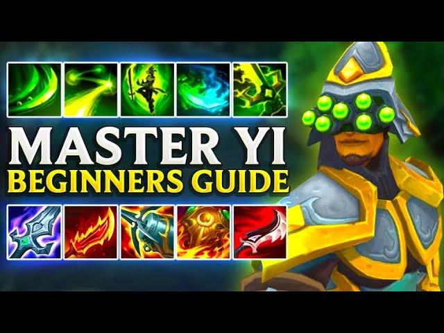 MASTER YI GUIDE FOR BEGINNERS IN 2022