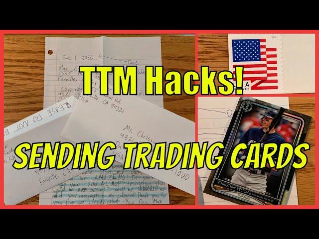 How To Send A Trading Card TTM Through The Mail For An Autograph | TTM Checklist | Do's and Don'ts