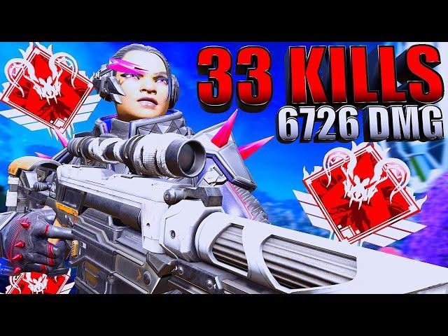 Vantage 33 Kills and 6,726 Damage Gameplay Wins - Apex Legends (No Commentary)