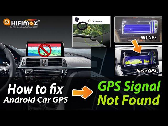 Android Car Stereo No GPS signal/ GPS not found trouble fixed, GPS 4G LTE antenna install guide!